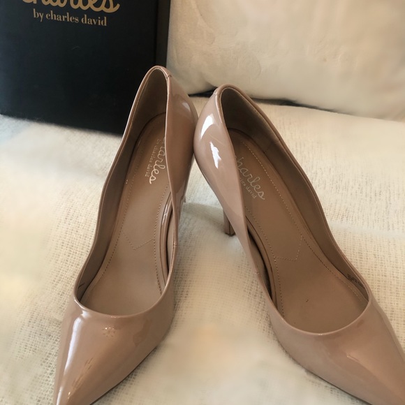 🌻New Listing 🌻Nude Charles by David Heels/ Pumps - Picture 2 of 5